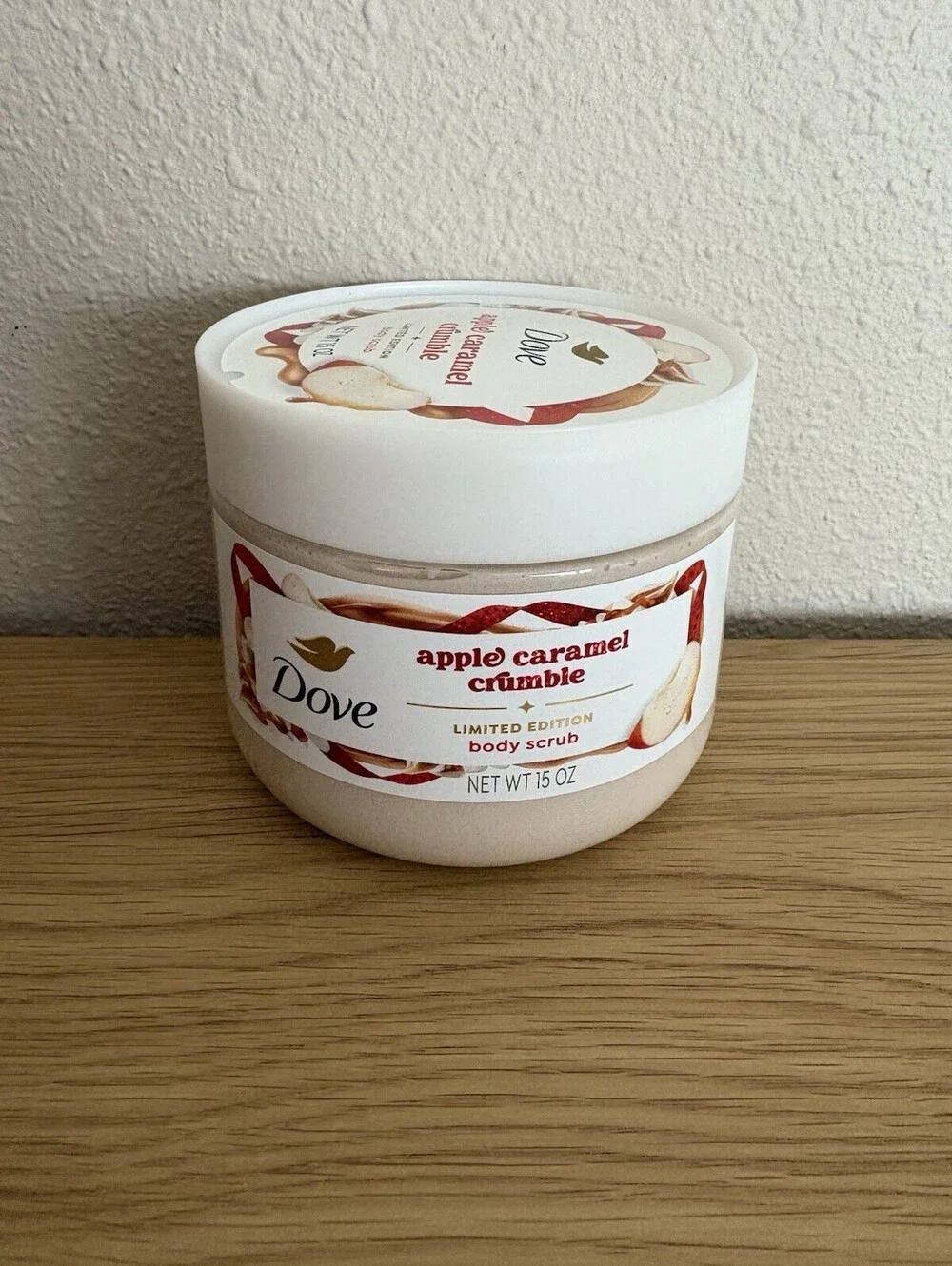 Limited Edition Dove Apple Caramel Crumble Body Scrub 15 oz Exfoliating Scrub